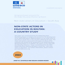 Non-state actors in education in Bhutan: a country study